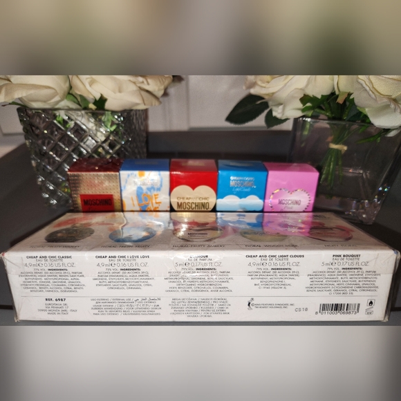 Vintage Feb 2016 Moschino 5pc Miniature Collection Coffret Set - Picture 9 of 16